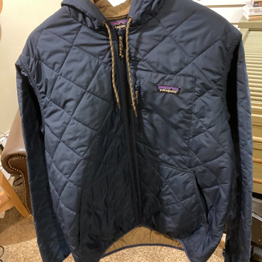 Men's Large Patagonia diamond quilted bomber hoody